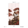 Papermint Tuscany Pack 2 in Orange Wall Mural