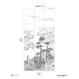 Papermint Tuscany Line Pack 2 in Black Wall Mural