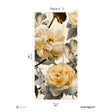 Papermint Vanity Pack 3 in Yellow Wall Mural
