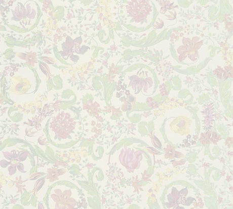 Seabrook Empress Dusty Rose Wallpaper