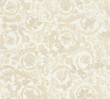 Seabrook Empress Butterscotch Wallpaper