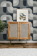 Seabrook Tampere Charcoal Wallpaper