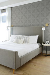 Seabrook Turku Winter Gray Wallpaper