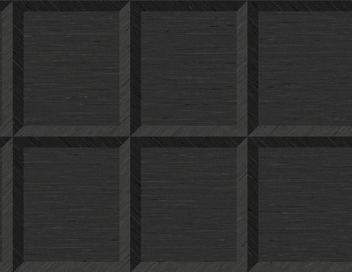 Seabrook Oulu Onyx Wallpaper