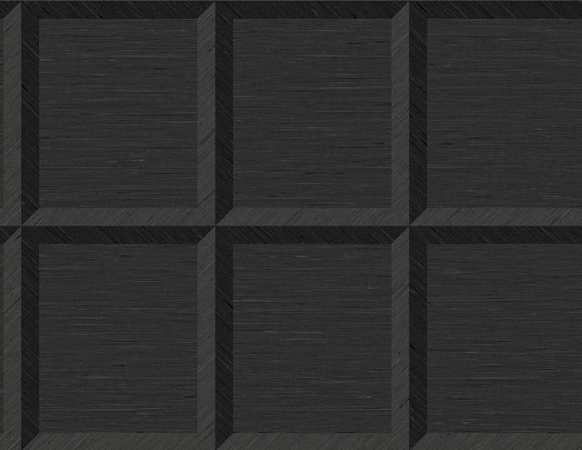 Seabrook Oulu Onyx Wallpaper