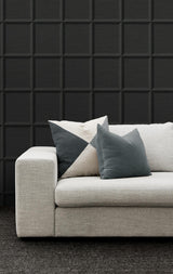 Seabrook Oulu Onyx Wallpaper