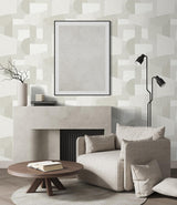 Seabrook Lahti Arctic white Wallpaper