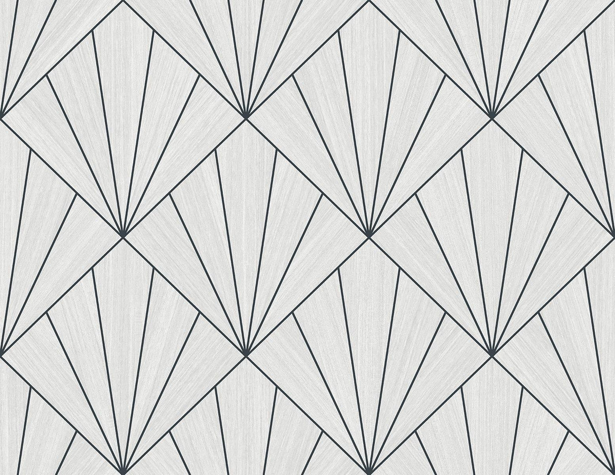 Seabrook Mikkeli Heathered Black Wallpaper