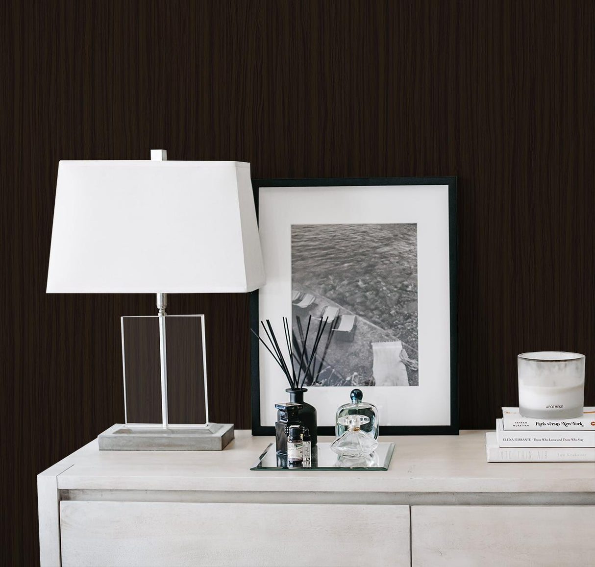 Seabrook Salo Gray Brown Wallpaper