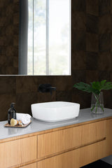 Seabrook Kemi Burlap Wallpaper