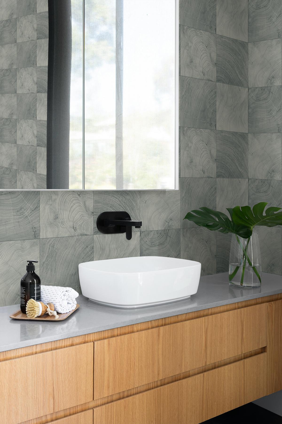 Seabrook Kemi Blueberry Wallpaper