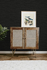 Seabrook Forssa Jet Wallpaper