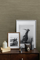 Seabrook Rauma Almond Wallpaper