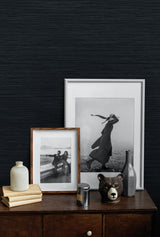 Seabrook Rauma Charcoal Blue Wallpaper
