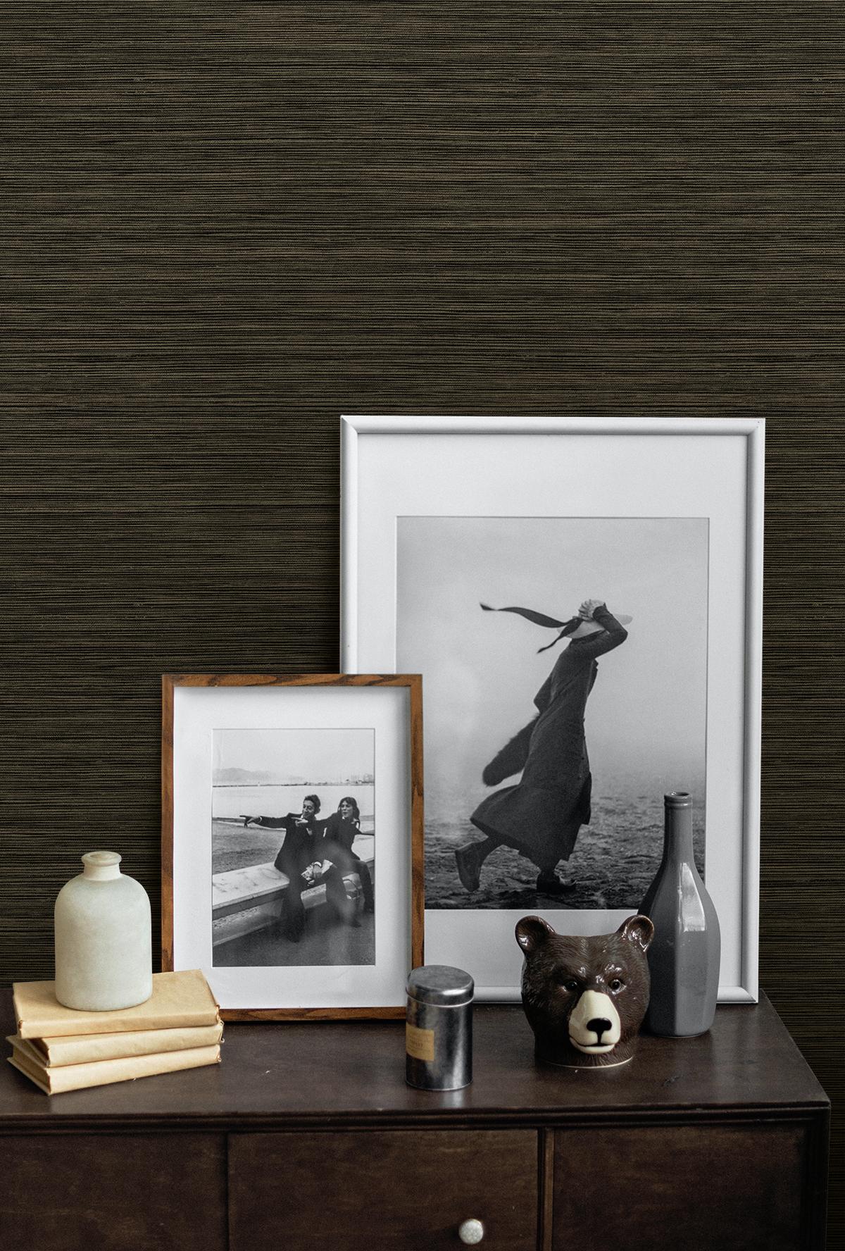Seabrook Rauma Onyx Wallpaper