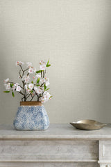 Seabrook Nomi Bleached Linen Wallpaper