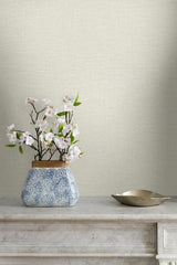 Seabrook Nomi Ivory Wallpaper