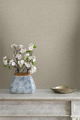 Seabrook Nomi Taupe Wallpaper