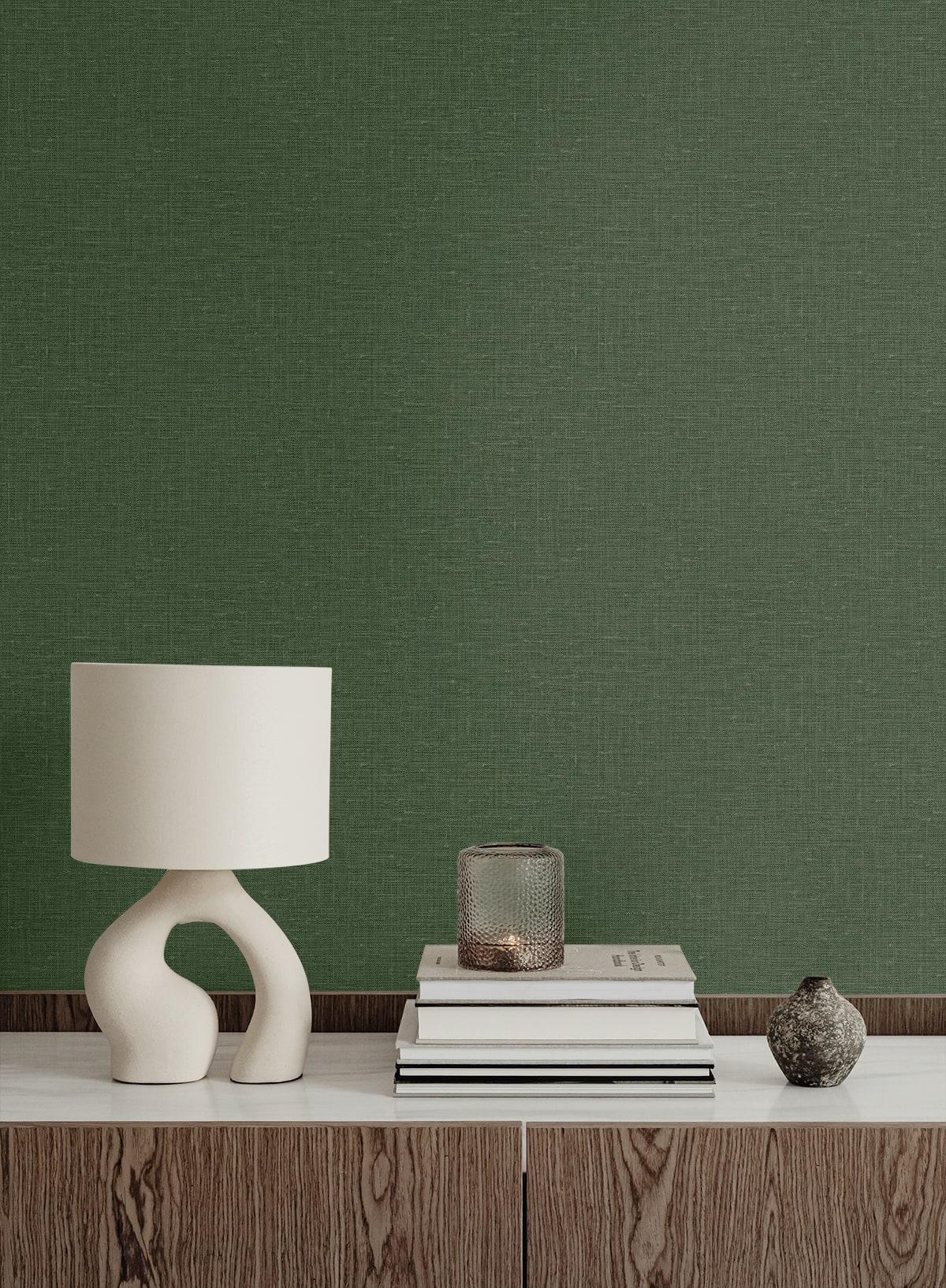 Seabrook Nomi Olive Wallpaper