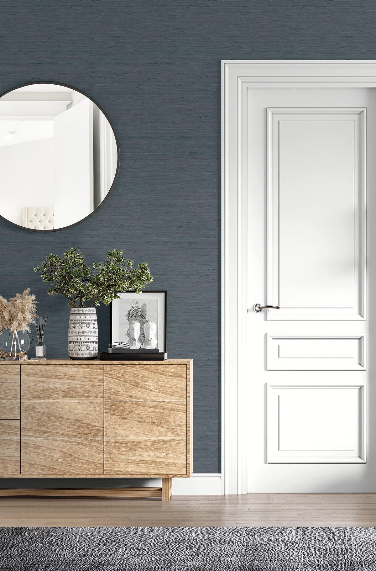 Seabrook Bangkok Charcoal Wallpaper