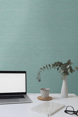 Seabrook Bangkok Teal Wallpaper