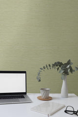 Seabrook Bangkok Fall Green Wallpaper
