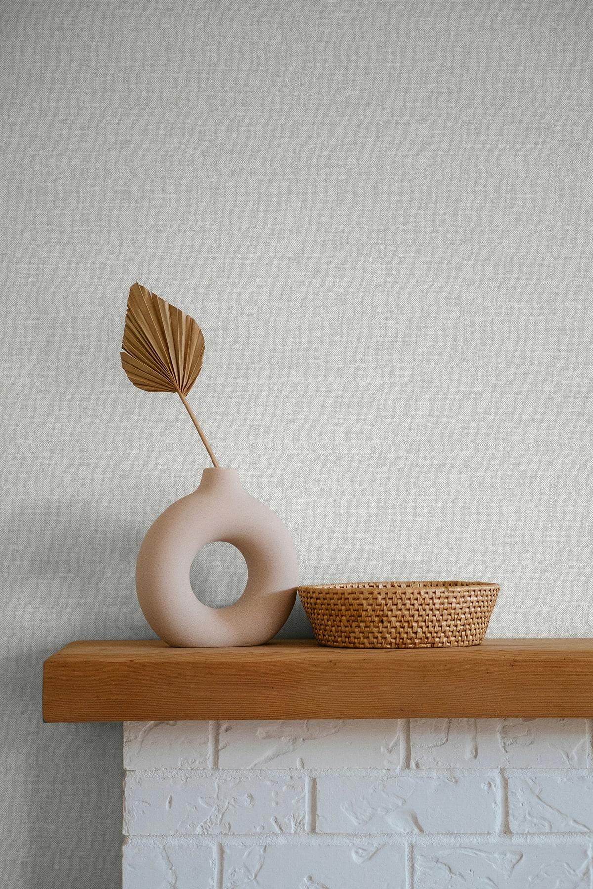 Seabrook Normandy Soft Gray Wallpaper