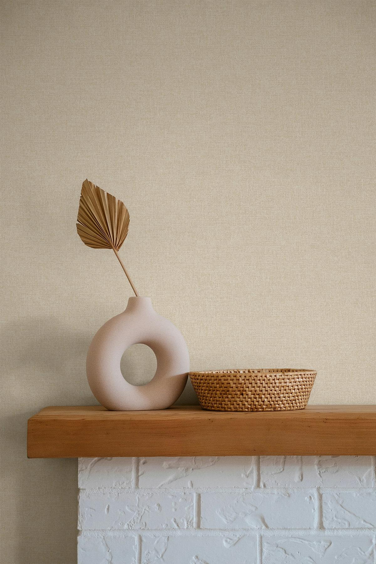 Seabrook Normandy Clay Wallpaper