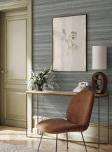 Seabrook Meiya Slate Gray Wallpaper