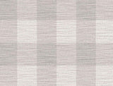 Seabrook Rugby Gingham Cove Gray Wallpaper