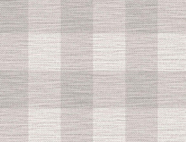 Seabrook Rugby Gingham Cove Gray Wallpaper