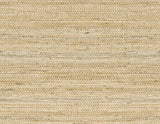 Seabrook Luxe Weave Chamomile Wallpaper