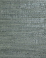 Seabrook Raw Jute Silvery Aqua Wallpaper