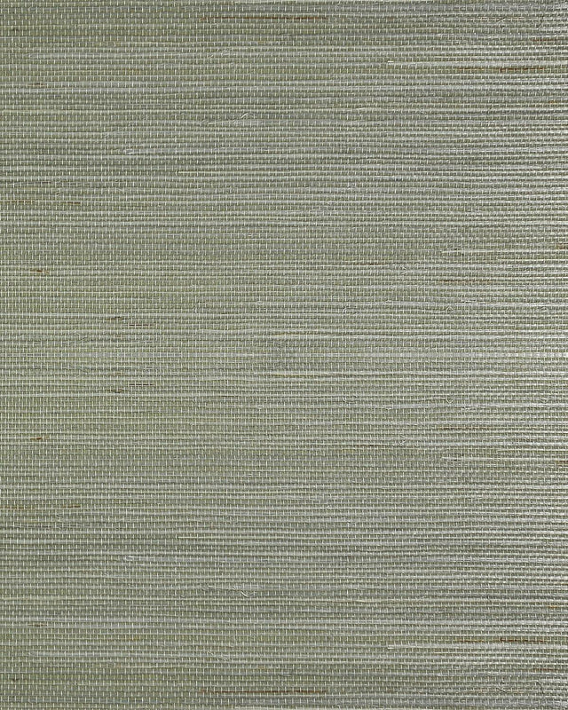Seabrook Sisal Silver Green Wallpaper