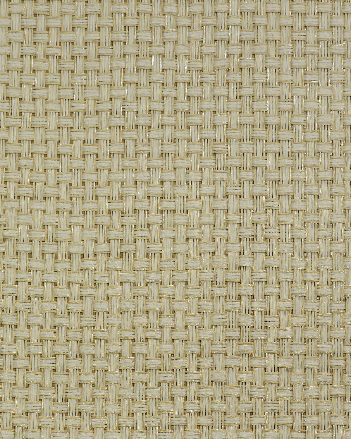 Seabrook Paperweave Peoney Cream Wallpaper