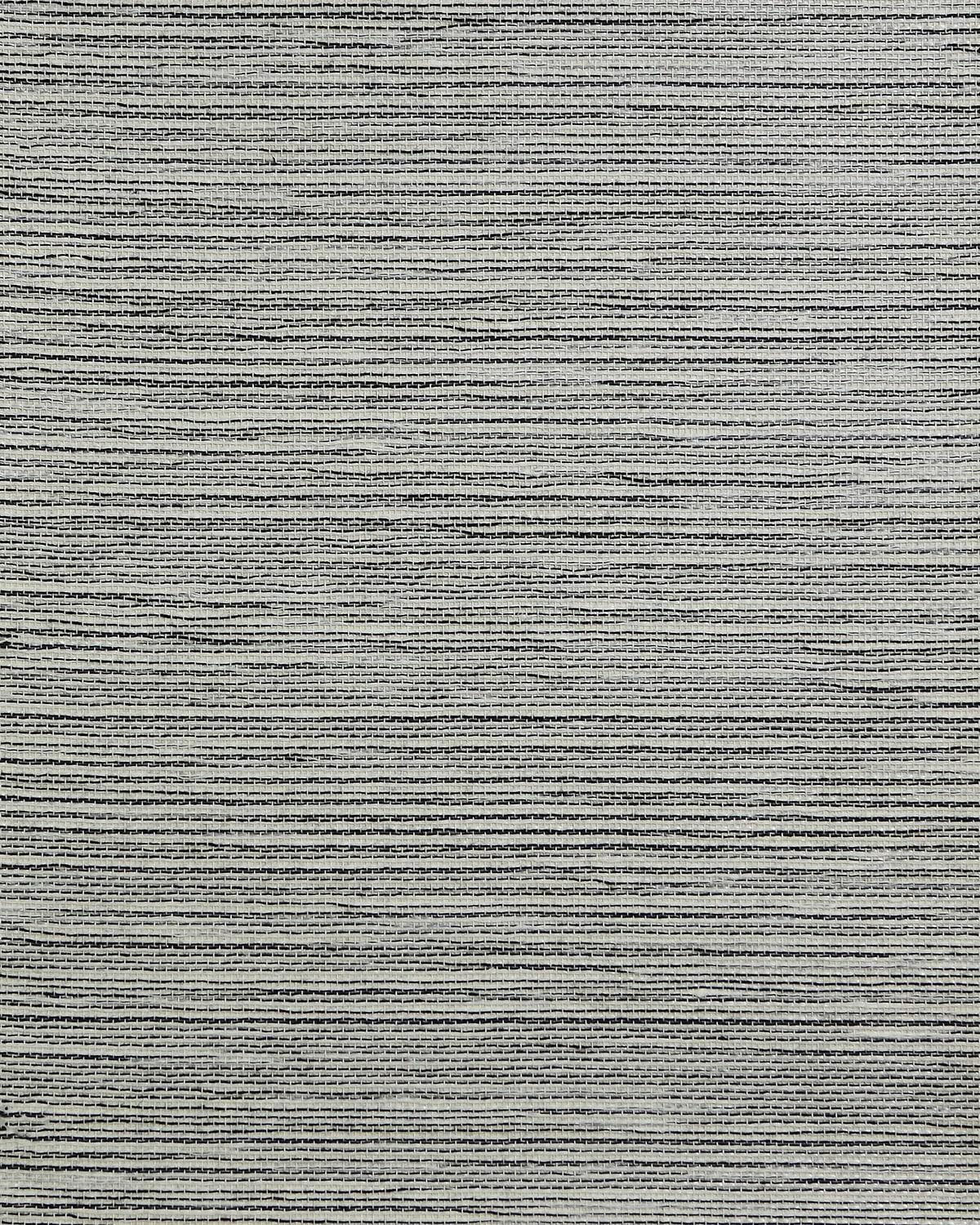 Seabrook Grasscloth Heathered Black Wallpaper