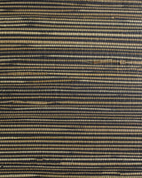 Seabrook Boodle Regular weave Black Tan Wallpaper