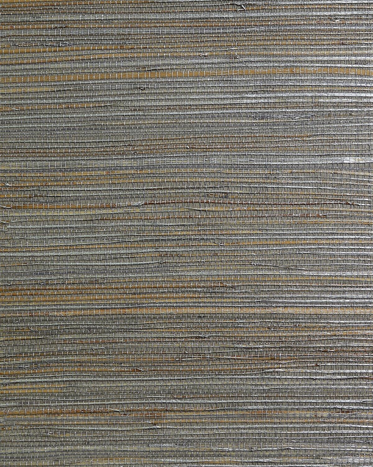 Seabrook Raw Jute Multi Silver Wallpaper