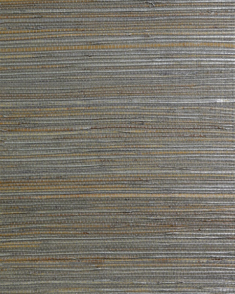 Seabrook Raw Jute Multi Silver Wallpaper