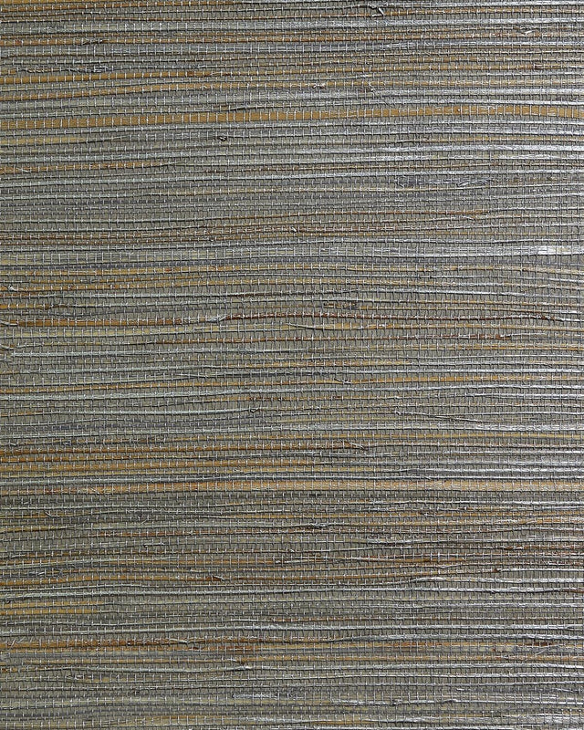 Seabrook Raw Jute Multi Silver Wallpaper