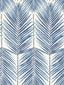 Seabrook Paradise Palm Coastal Blue Wallpaper