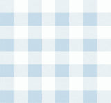 Seabrook Picnic Plaid Blue Oasis Wallpaper