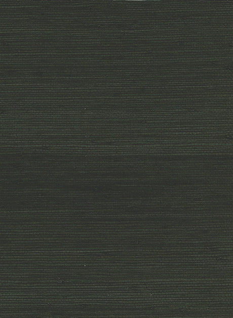 Seabrook Jute Black Wallpaper