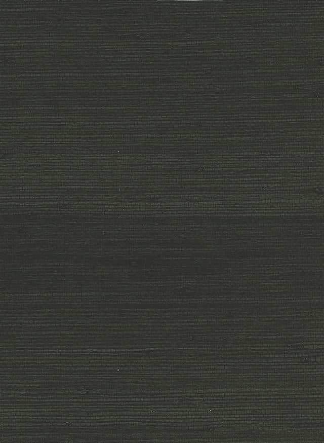 Seabrook Jute Black Wallpaper