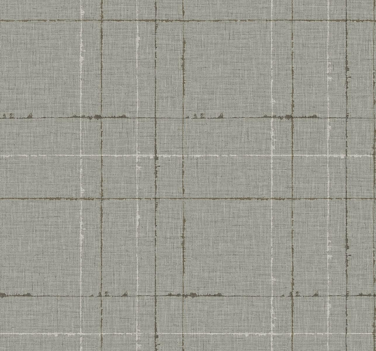 Seabrook Gorton Plaid Ash Wallpaper
