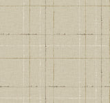 Seabrook Gorton Plaid Papyrus Wallpaper