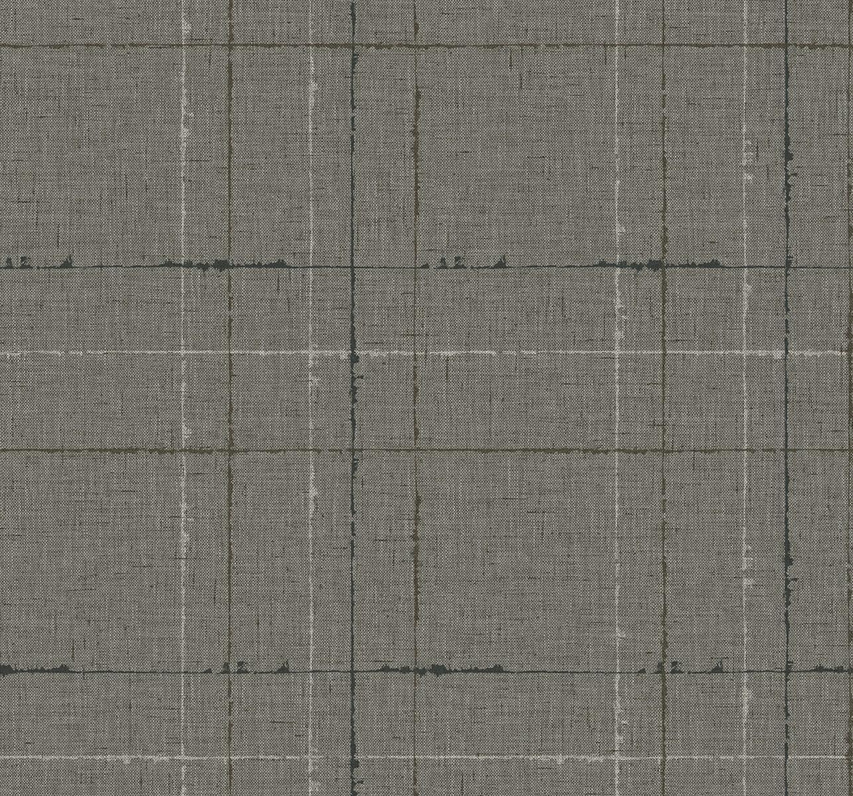 Seabrook Gorton Plaid Mocha Wallpaper