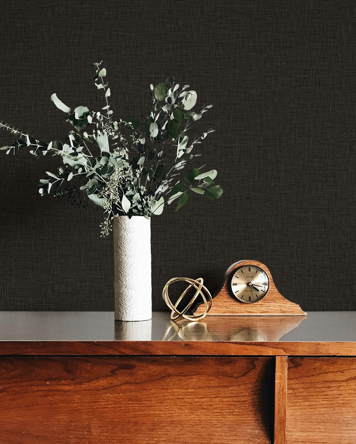 Seabrook Stretford Linen Night Wallpaper