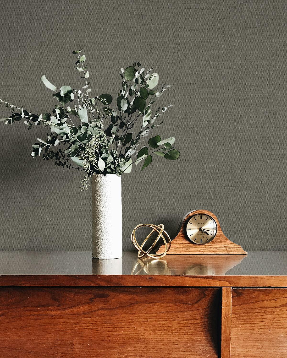 Seabrook Stretford Linen Shadow Wallpaper