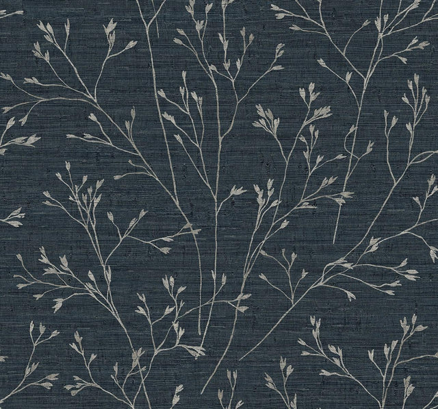 Seabrook Withington Branch Ocean Deep Wallpaper